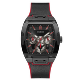  Shop Authentic Guess Phoenix Multifunction Black Dial Black & Red Rubber Strap Watch for Men - GW0202G7 - Luxxuri