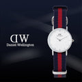  Shop Authentic Daniel Wellington Classy Oxford White Dial Two Tone Nylon Strap Watch For Women - DW00100072 - Luxxuri