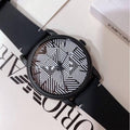  Shop Authentic Emporio Armani Luigi Quartz White Dial Black Rubber Strap Watch For Men - AR11136 - Luxxuri