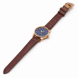  Shop Authentic Mido Baroncelli Automatic Midnight Blue Dial Brown Leather Strap Watch For Women - M7600.3.65.8 - Luxxuri