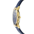  Shop Authentic Versace V-Urban Quartz Blue Dial Blue Leather Strap Watch for Men - VELQ00319 - Luxxuri