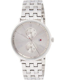  Shop Authentic Tommy Hilfiger Jenna Quartz White Dial Silver Steel Strap Watch for Women - 1782068 - Luxxuri