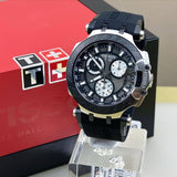  Shop Authentic Tissot T Race Chronograph Anthracite Black Dial Black Silicone Strap Watch For Men - T115.417.27.061.00 - Luxxuri