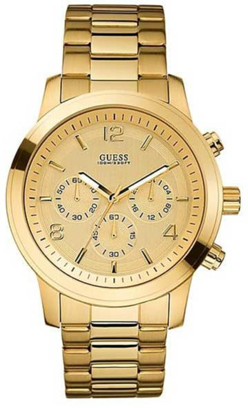  Shop Authentic Guess Analog Gold Dial Gold Steel Strap Watch for Men - W15061G2 - Luxxuri