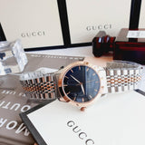  Shop Authentic Gucci G Timeless Black Dial Two Tone Steel Strap Watch For Men - YA126410 - Luxxuri