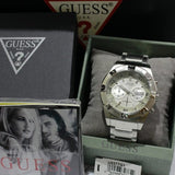  Shop Authentic Guess Analog Quartz Silver Dial Silver Steel Strap Watch For Men - U0377G1 - Luxxuri