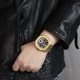  Shop Authentic Guess Headliner Multifunction Black Dial Gold Steel Strap Watch For Men - GW0572G2 - Luxxuri