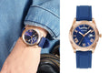  Shop Authentic Guess Connoisseur Blue Dial Blue Silicone Strap Watch For Men - GW0335G2 - Luxxuri