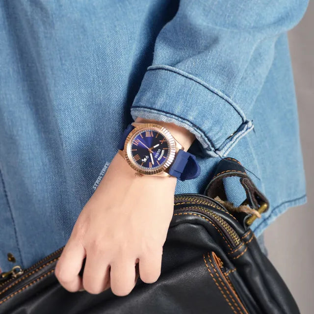  Shop Authentic Guess Connoisseur Blue Dial Blue Silicone Strap Watch For Men - GW0335G2 - Luxxuri