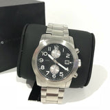  Shop Authentic Marc Jacobs Larry Chronograph Black Dial Silver Steel Strap Watch for Men - MBM5050 - Luxxuri