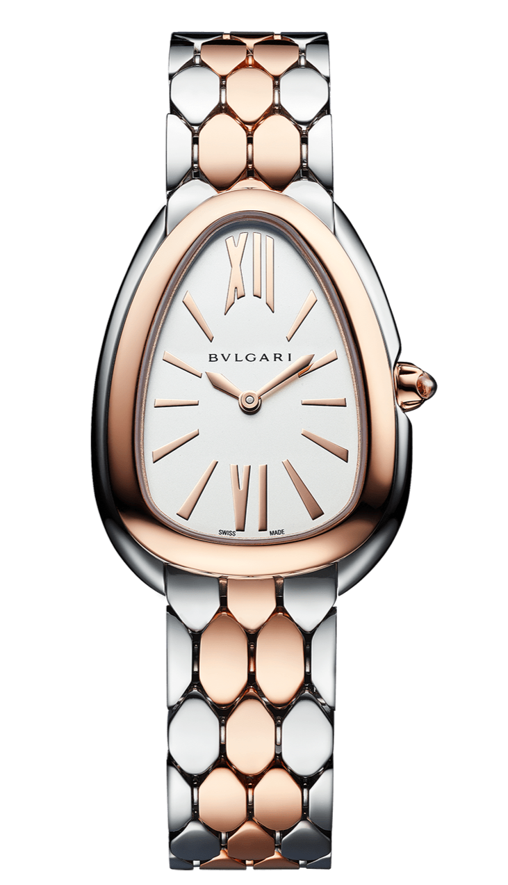  Shop Authentic Bvlgari Serpenti Seduttori White Dial Two Tone Steel Strap Watch for Women - SERPENTI103277 - Luxxuri
