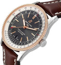  Shop Authentic Breitling Navitimer 1 Automatic 41mm Black Dial Brown Leather Strap Mens Watch - U17326211M1P1 - Luxxuri