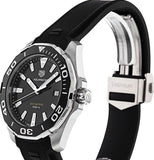  Shop Authentic Tag Heuer Aquaracer Quartz Black Dial Black Rubber Strap Watch for Men -  WAY101A.FT6141 - Luxxuri
