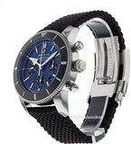  Shop Authentic Breitling Superocean Heritage B01 Chronograph 44 Blue Dial Black Mesh Bracelet Watch for Men - AB0162121C1S1 - Luxxuri
