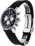  Shop Authentic Breitling Superocean Heritage B01 Chronograph 44 Black Dial Black Mesh Bracelet Watch for Men - AB0162121B1S1 - Luxxuri