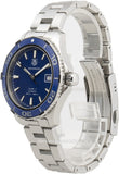  Shop Authentic Tag Heuer Aquaracer Calibre 5 Automatic Blue Dial Silver Steel Strap Watch for Men - WAK2111.BA0830 - Luxxuri