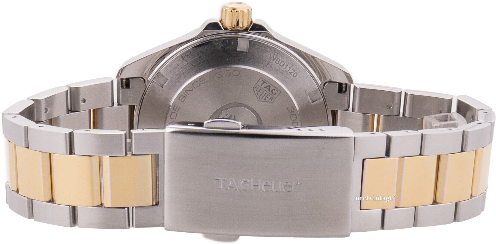  Shop Authentic Tag Heuer Aquaracer Silver Dial Two Tone Steel Strap Watch for Women - WBD1120.BB0930 - Luxxuri