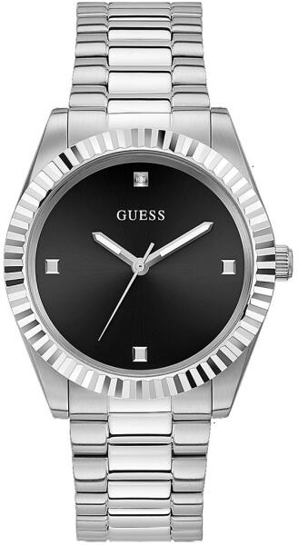 Shop Authentic Guess Connoisseur Analog Black Dial Silver Steel Strap Watch For Men - GW0542G1 - Luxxuri