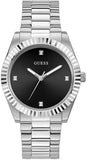  Shop Authentic Guess Connoisseur Analog Black Dial Silver Steel Strap Watch For Men - GW0542G1 - Luxxuri