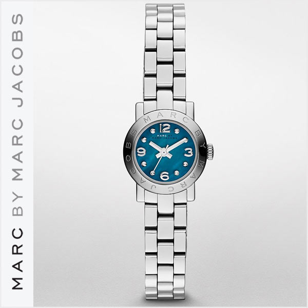  Shop Authentic Marc Jacobs Amy Blue Dial Silver Steel Strap Watch for Women - MBM3274 - Luxxuri