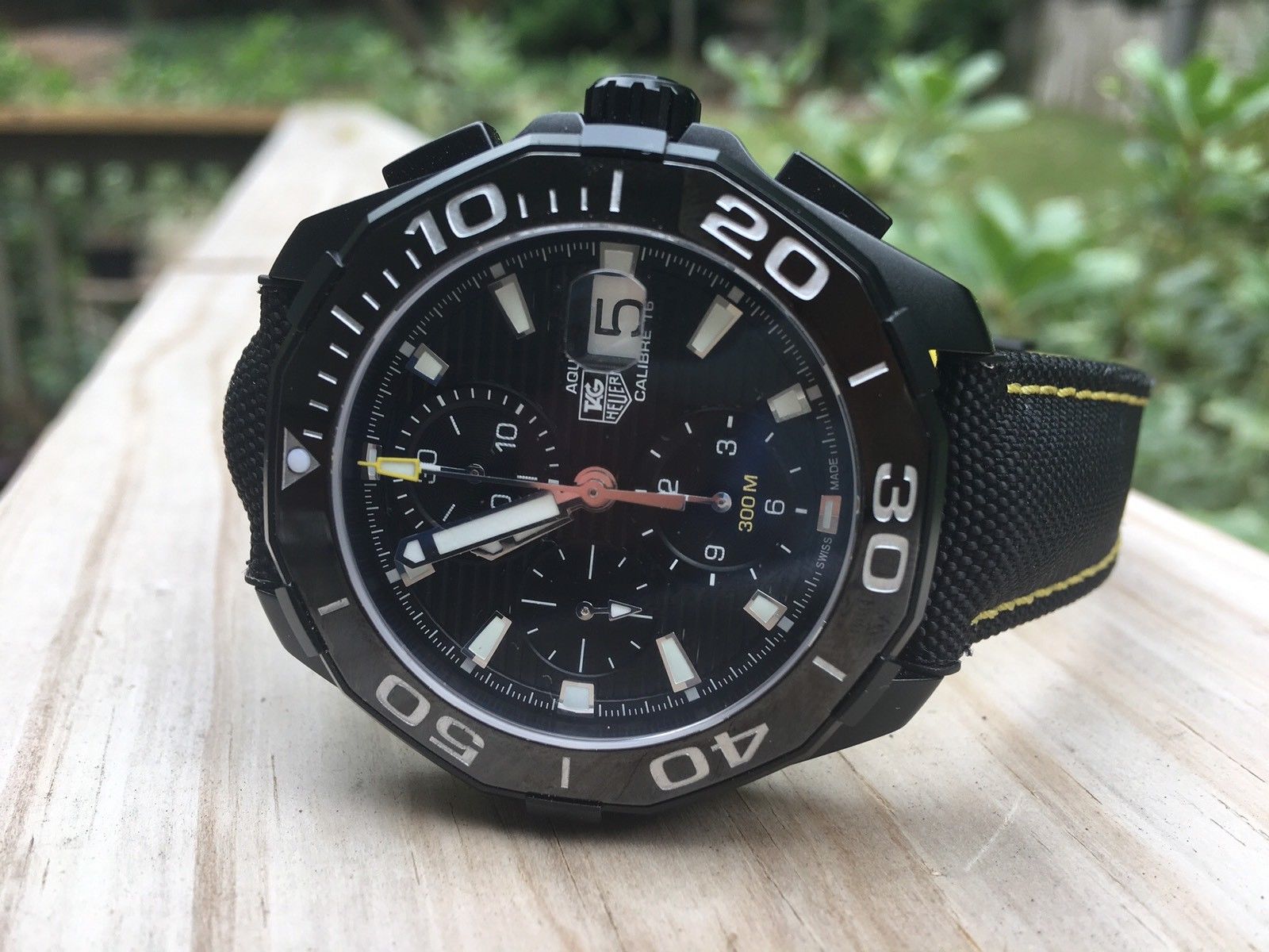 Tag Heuer Aquaracer PVD Black Dial Watch for Men - CAY218A.FC6361