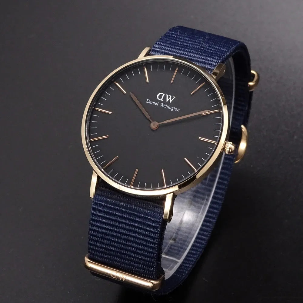  Shop Authentic Daniel Wellington Classic Bayswater Black Dial Black NATO Strap Watch For Women - DW00100281 - Luxxuri