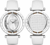  Shop Authentic Michael Kors Averi Silver Dial White Leather Strap Watch for Women - MK2524 - Luxxuri
