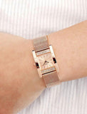 Shop Authentic Guess Nouveau Diamonds Rose Gold Dial Rose Gold Mesh Bracelet Watch for Women - W0127L3 - Luxxuri