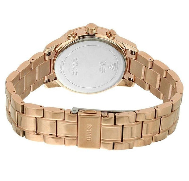  Shop Authentic Guess Mini Sunrise Quartz Rose Gold Dial Rose Gold Steel Strap Watch For Women - W0448L9 - Luxxuri