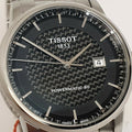  Shop Authentic Tissot Luxury Powermatic 80 Black Dial Silver Steel Strap Watch for Men - T086.407.11.201.02 - Luxxuri