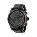  Shop Authentic Gucci G Timeless Quartz Chronograph Black Dial Black Leather Strap Watch For Men - YA126244 - Luxxuri
