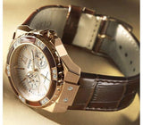  Shop Authentic Guess Limelight Analog White Dial Brown Leather Strap Watch For Women - W0775l14 - Luxxuri