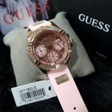 Shop Authentic Guess Frontier Diamonds Rose Gold Dial Pink Rubber Strap Watch For Women - W1160L5 - Luxxuri