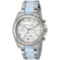  Shop Authentic Michael Kors Blair Silver Dial Two Tone Steel Strap Watch for Women - MK6137 - Luxxuri