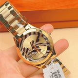  Shop Authentic Michael Kors Runway Gold Dial Gold Steel Strap Watch For Women - MK4561 - Luxxuri