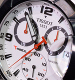  Shop Authentic Tissot T Race Chronograph White Dial Black Rubber Strap Watch for Men - T048.417.27.037.00 - Luxxuri