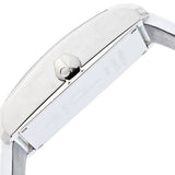  Shop Authentic Calvin Klein Window White Dial White Leather Strap Watch for Men - K2M21120 - Luxxuri