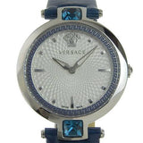 Shop Authentic Versace Olympo Gleam White Dial Green Leather Strap Watch for Women - VAN020016 - Luxxuri