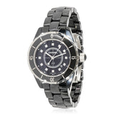  Shop Authentic Chanel J12 Quartz Diamonds Black Dial Black Steel Strap Watch for Women - J12 H1625 - Luxxuri