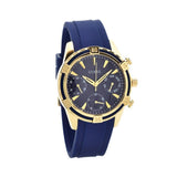  Shop Authentic Guess Catalina Blue Gold Tone Blue Silicone Strap Watch For Women - W0562L2 - Luxxuri