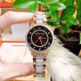  Shop Authentic Michael Kors Lauryn Crystal Pave Black Dial Two Tone Steel Strap Watch For Women - MK4403 - Luxxuri