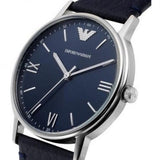  Shop Authentic Emporio Armani Kappa Quartz Blue Dial Blue Leather Strap Watch For Women - AR11012 - Luxxuri