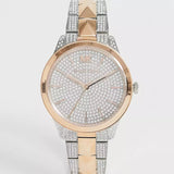  Shop Authentic Michael Kors Runway Mercer Crystals Silver Dial Two Tone Steel Strap Watch For Women - MK6716 - Luxxuri