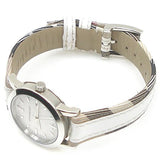  Shop Authentic Burberry Heritage Nova Heritage White Dial Leather Strap Watch for Women - BU1395 - Luxxuri