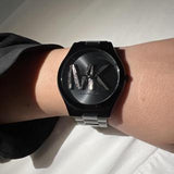  Shop Authentic Michael Kors Slim Runway Analog Black Dial Black Steel Strap Watch For Women - MK4734 - Luxxuri