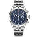  Shop Authentic Breitling Avi Chronograph 42 Tribute to Vought F4U Corsair Blue Dial Silver Steel Strap Watch for Men - A233801A1C1A1 - Luxxuri