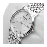  Shop Authentic Tissot T Classic Desire White Dial Silver Steel Strap Watch for Women - T52.1.281.31 - Luxxuri