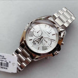  Shop Authentic Michael Kors Bradshaw Silver Dial Silver Steel Strap Watch for Men - MK5535 - Luxxuri