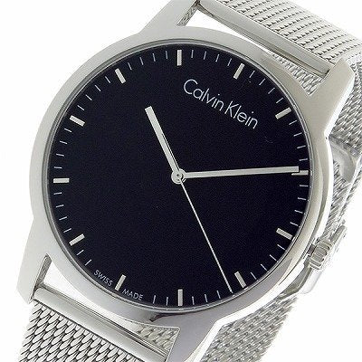  Shop Authentic Calvin Klein City Chronograph Black Dial Silver Mesh Bracelet Watch for Men - K2G2G121 - Luxxuri