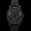  Shop Authentic Emporio Armani Meccanico Quartz Black Dial Black Leather Strap Watch For Men - AR60032 - Luxxuri